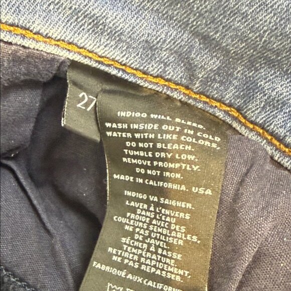 J Brand Women's Rail Skinny Jeans in Blue - Picture 7 of 8